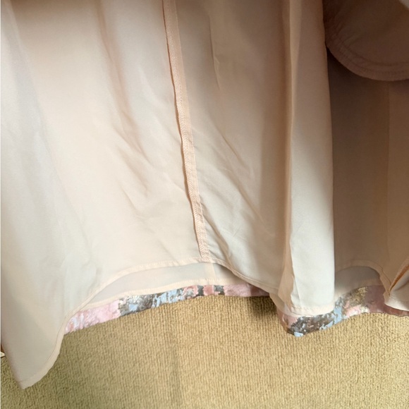 NWT Vince Camuto Jacquered Sleeveless Fit and Flare Dress size 14 - Picture 6 of 12